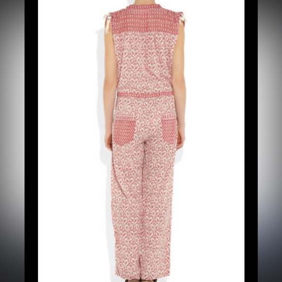 ISABEL MARANT ETOILE "Heko" Jumpsuit SZ 42 Pink Playsuit Overall - Picture 2 of 7